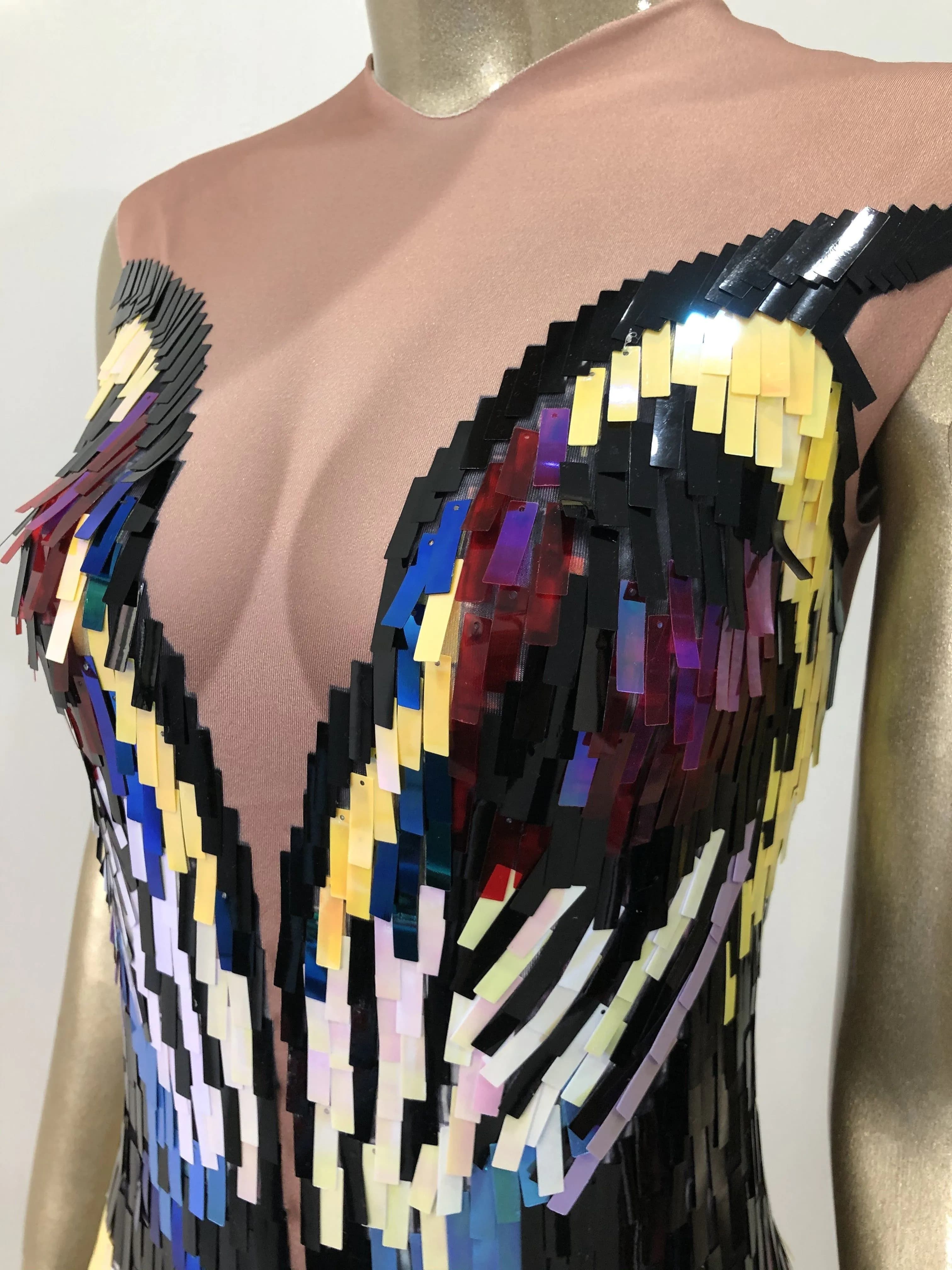 image-Sequin Evening Dress Female Singer Costume