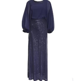 image-African Women's Beads Chiffon Party Evening Dress Big Size
