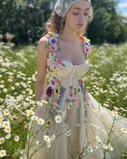 image-Light Champagne Tulle Prom Dress Sweetheart-Neck Flow