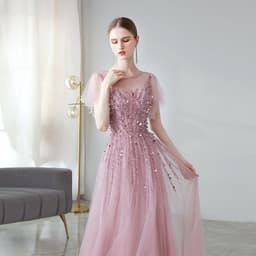 image-Celebrity Dinner Annual Meeting Solo Recitation Host Slim Dress