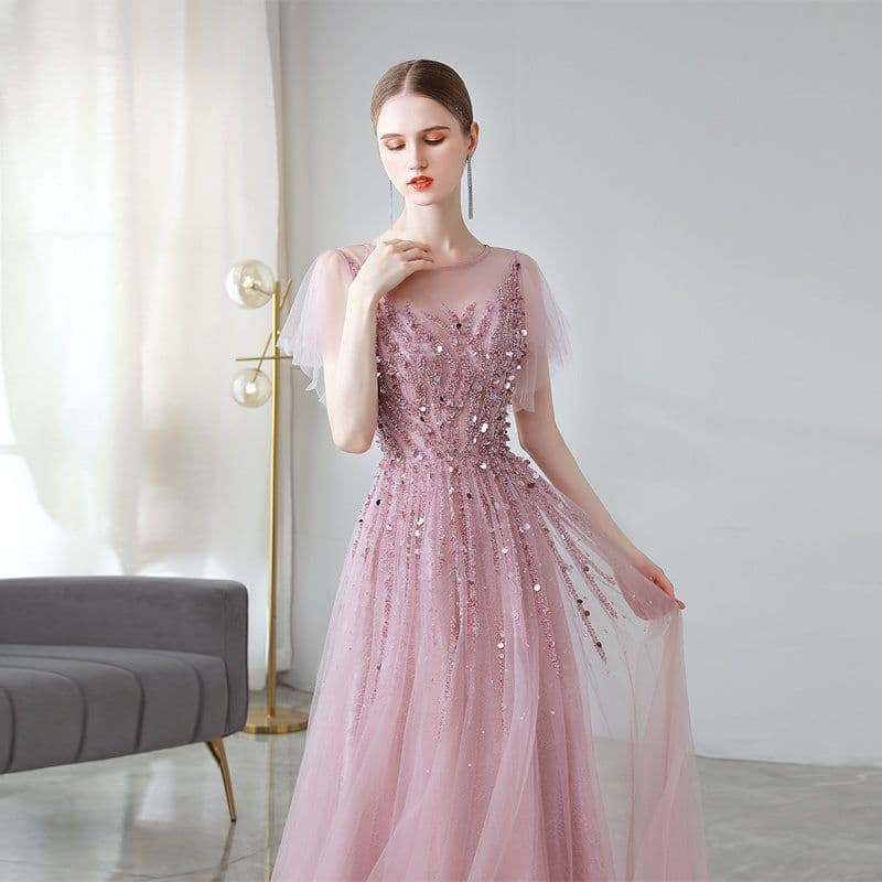 image-Celebrity Dinner Annual Meeting Solo Recitation Host Slim Dress