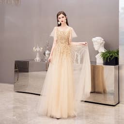 image-Celebrity Dinner Annual Meeting Solo Recitation Host Slim Dress