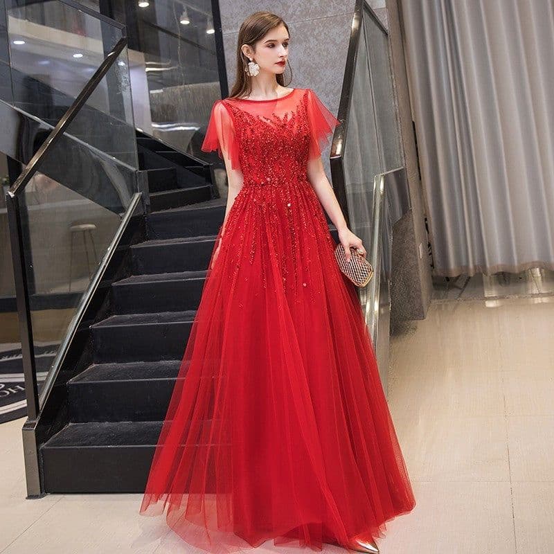 image-Celebrity Dinner Annual Meeting Solo Recitation Host Slim Dress