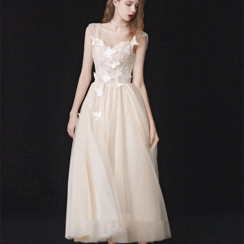 image-Bridesmaid Gauze Dress Toast Dinner Annual Meeting