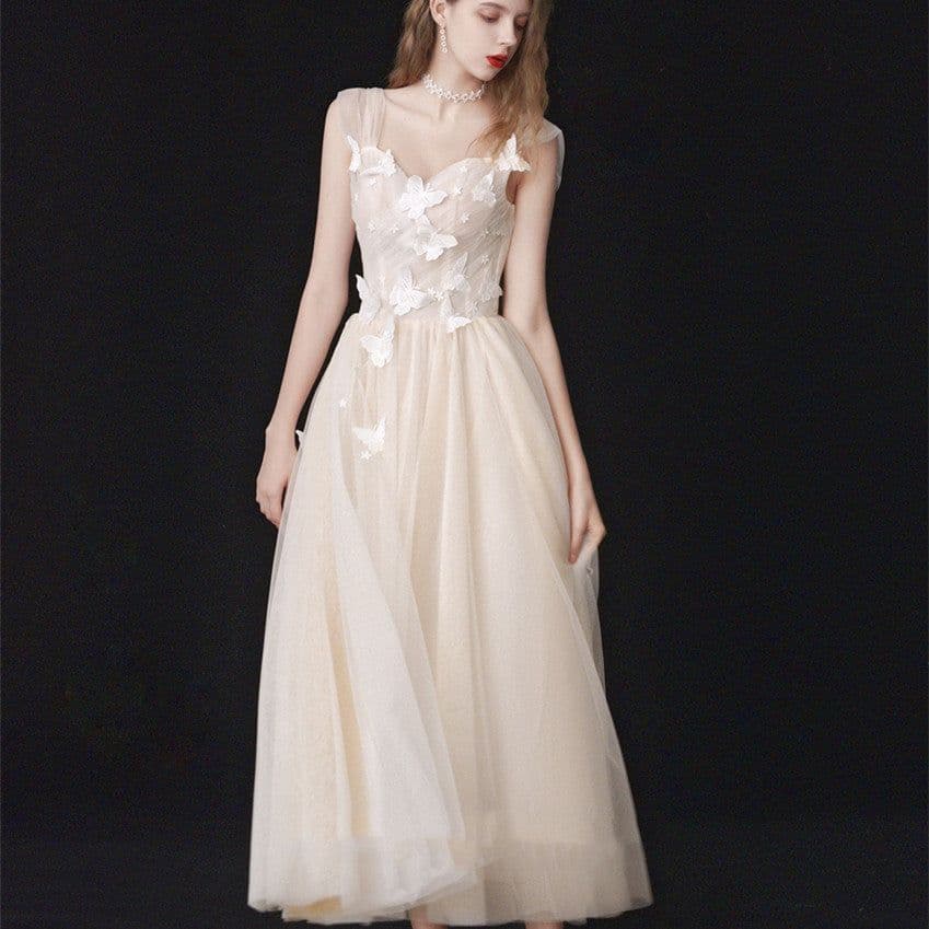 image-Bridesmaid Gauze Dress Toast Dinner Annual Meeting