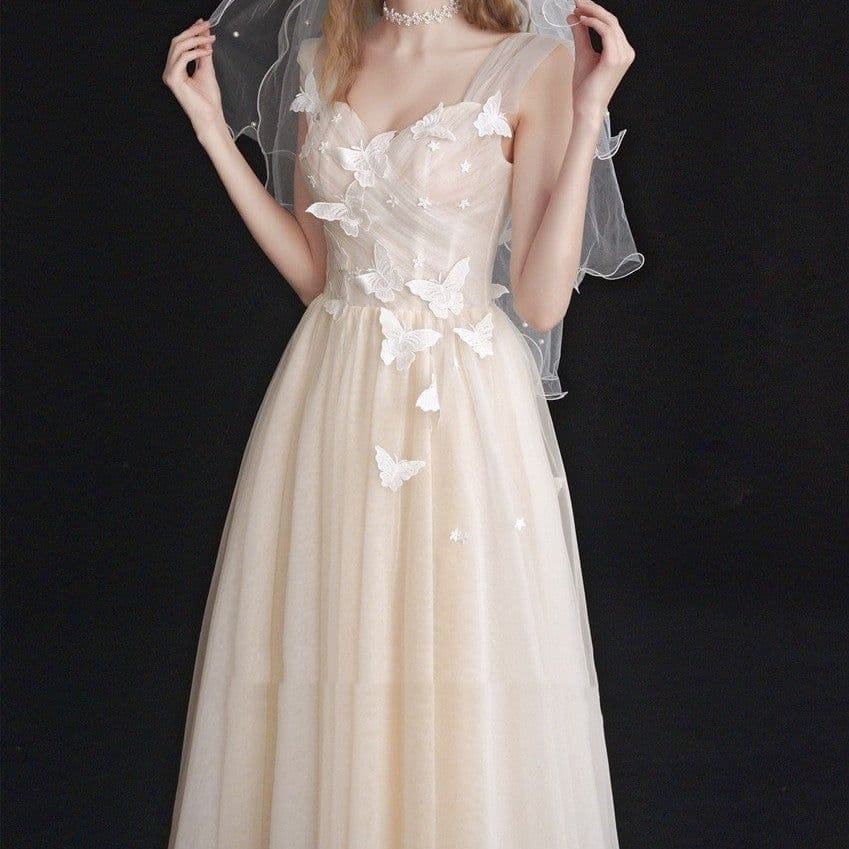 image-Bridesmaid Gauze Dress Toast Dinner Annual Meeting