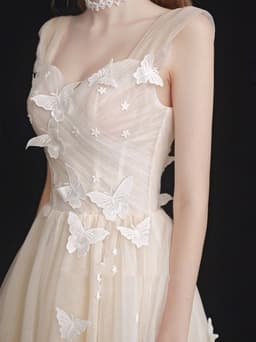 image-Bridesmaid Gauze Dress Toast Dinner Annual Meeting