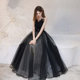 image-Small People Show Thin Student Art Test Temperament Socialite Banquet Dress