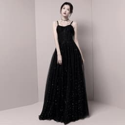 image-Long Temperament Suspender Dress Skirt Girl