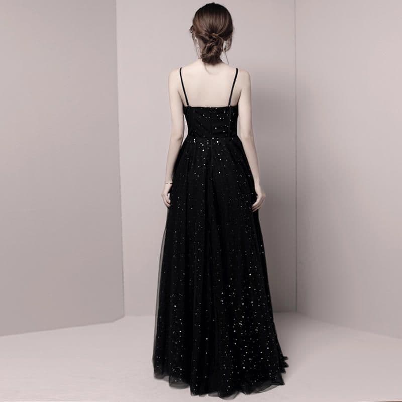 image-Long Temperament Suspender Dress Skirt Girl