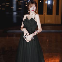 image-Can Wear Engagement Suspender Evening Dress For Women