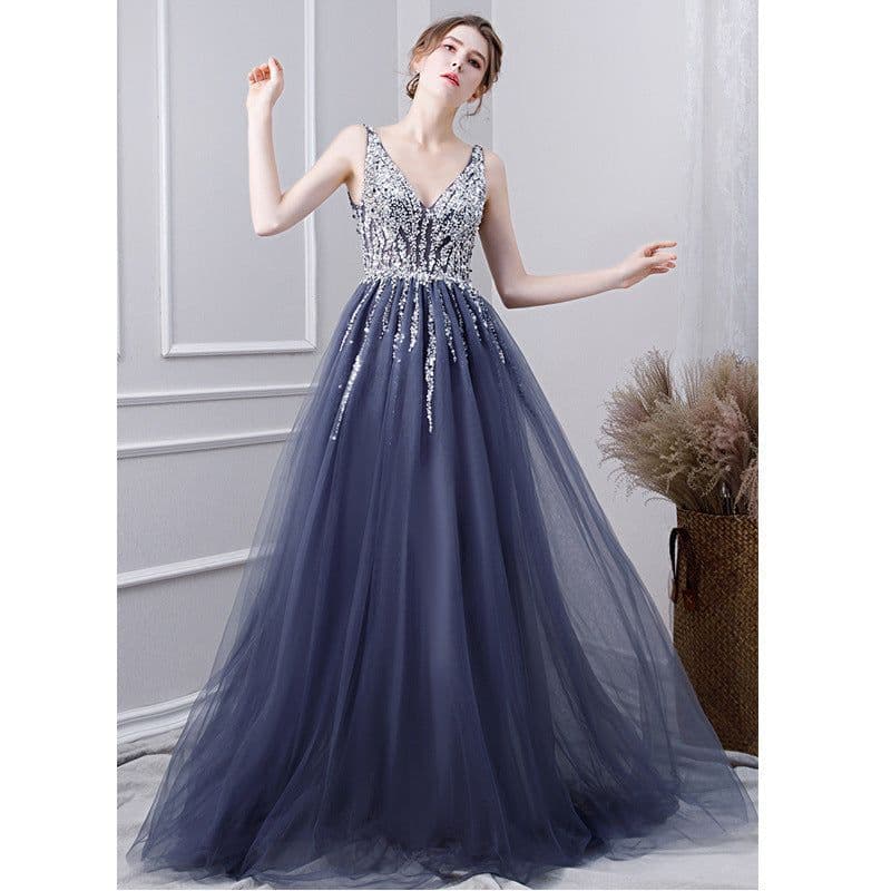 image-Noble And Elegant Long Annual Conference Host Dress