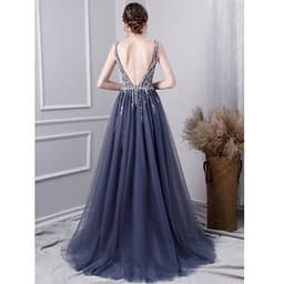 image-Noble And Elegant Long Annual Conference Host Dress