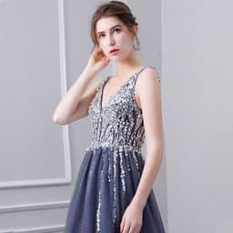 image-Noble And Elegant Long Annual Conference Host Dress