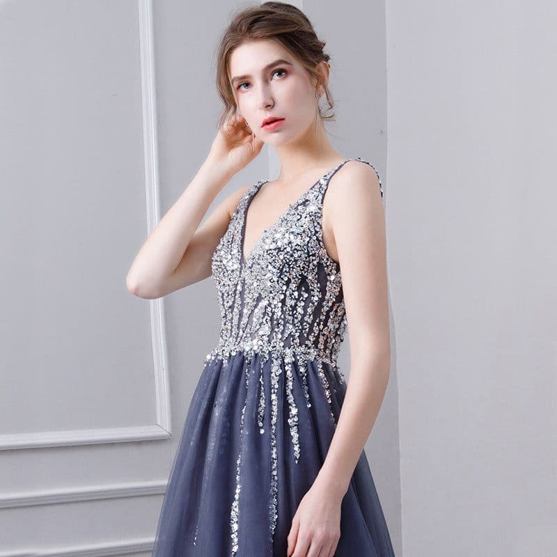 image-Noble And Elegant Long Annual Conference Host Dress