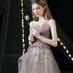 image-Slim Engagement Wedding Dress Annual Meeting