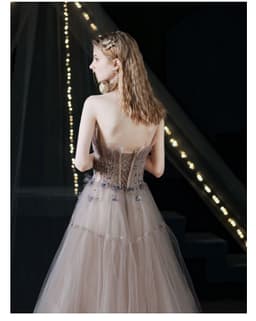 image-Slim Engagement Wedding Dress Annual Meeting