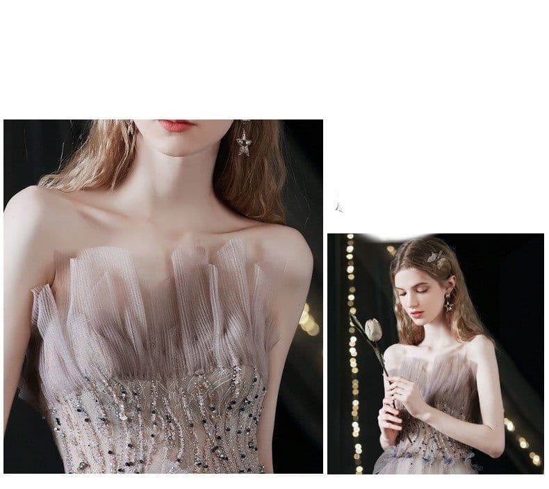 image-Slim Engagement Wedding Dress Annual Meeting