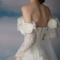 image-Off Shoulder Super Immortal Slim Fit Slim Fishtail Dress