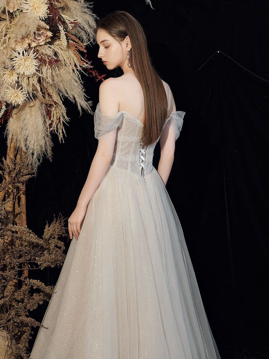 image-Star Sky Dress Skirt Slim Off Shoulder