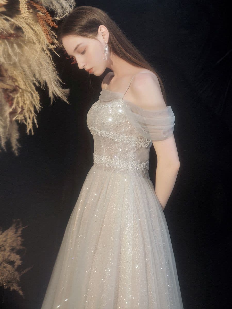 image-Star Sky Dress Skirt Slim Off Shoulder
