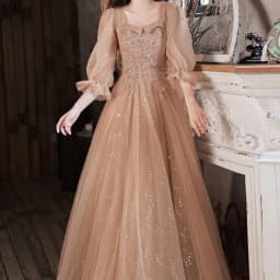 image-Evening Dress Host Banquet Maid Of Honor Long Sleeves