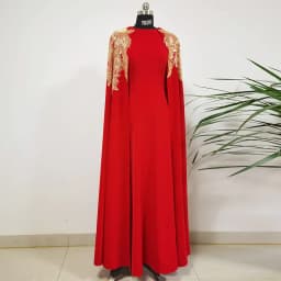 image-Covering The Tummy To Show Thin Evening Dress Skirt