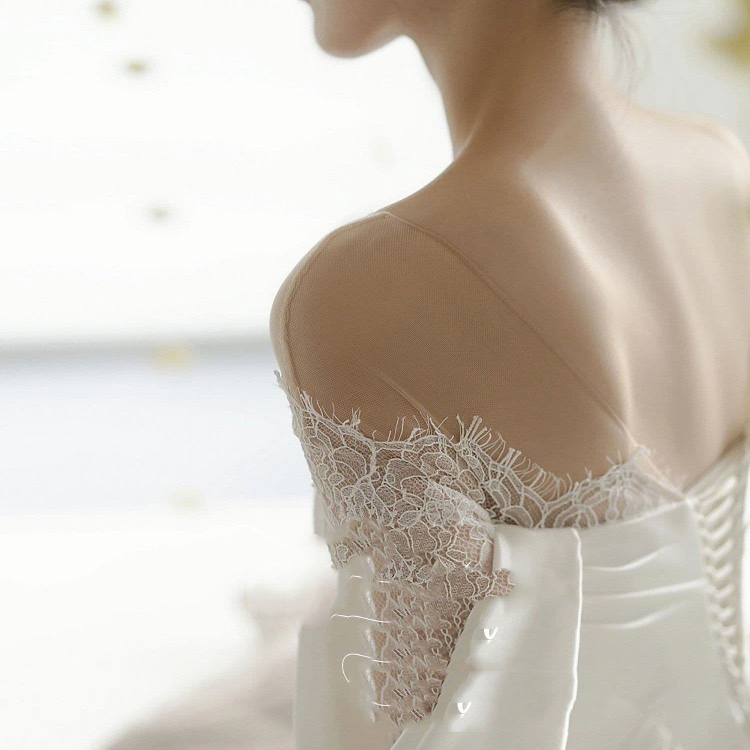 image-Gauze Dress Bride French Girl