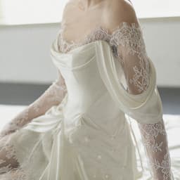 image-Gauze Dress Bride French Girl