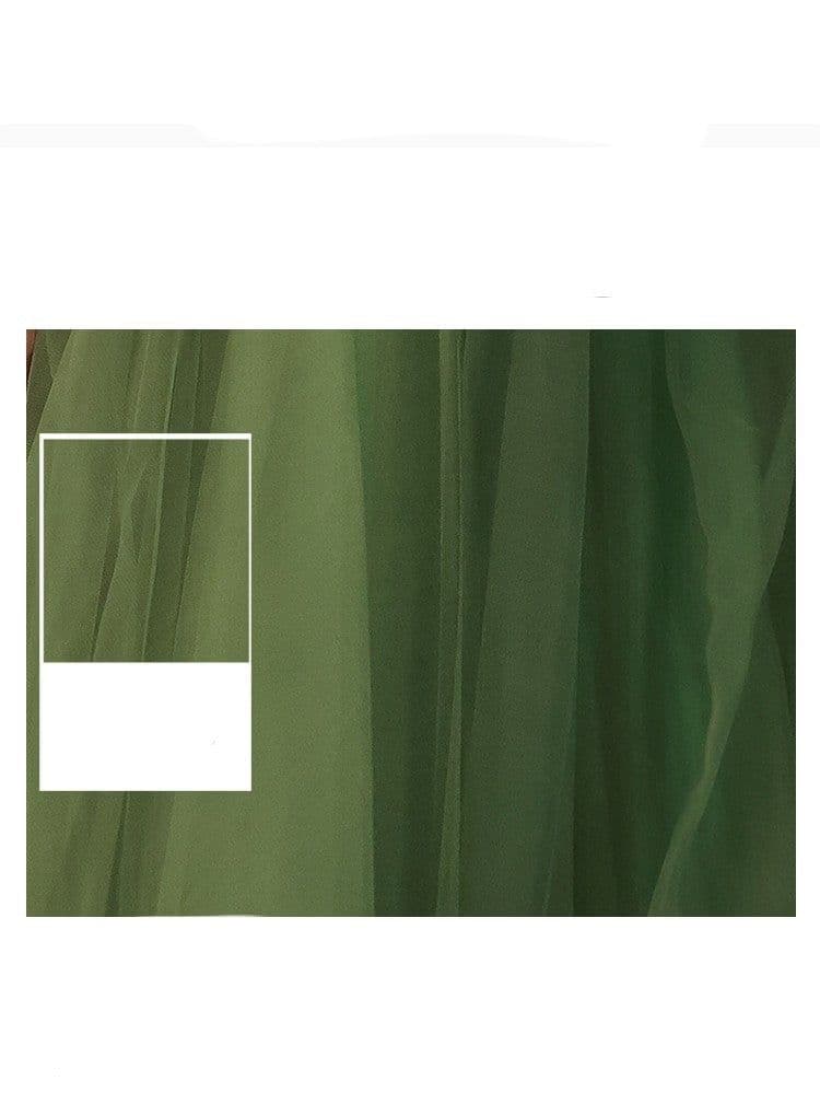 image-Green Wedding Dress Guzheng Art Examination Solo