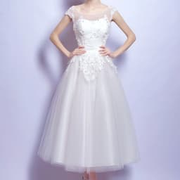 image-White Short Birthday Light Luxury Dress