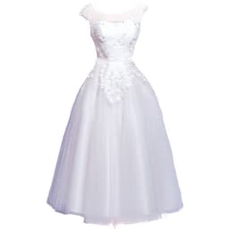 image-White Short Birthday Light Luxury Dress