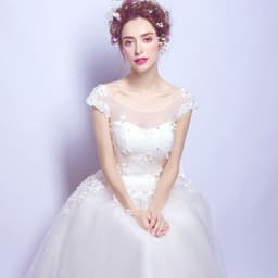 image-White Short Birthday Light Luxury Dress