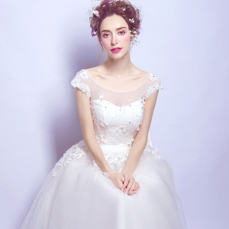 image-White Short Birthday Light Luxury Dress