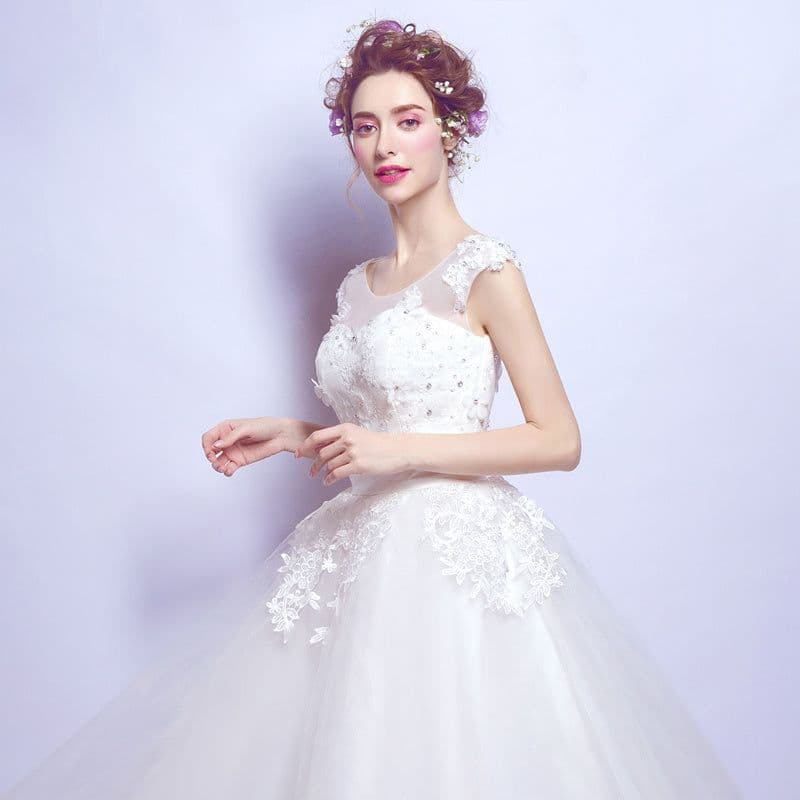 image-White Short Birthday Light Luxury Dress