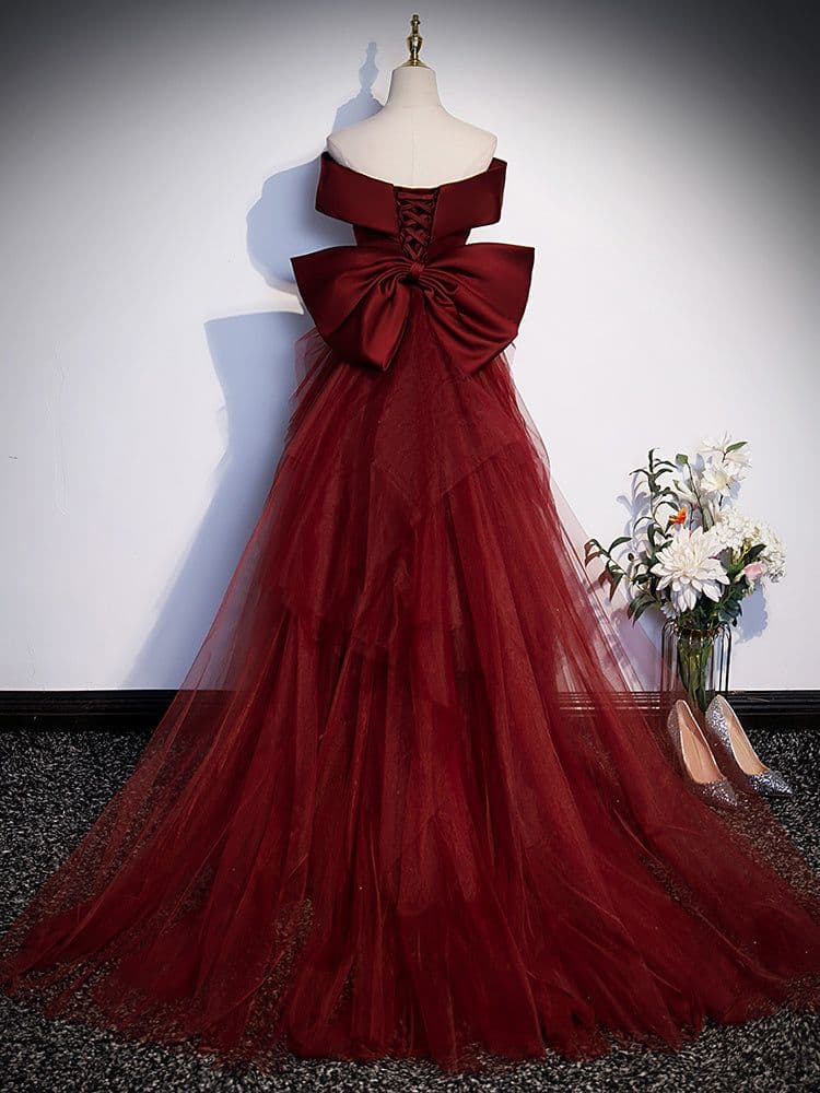 image-Fish Tail Toast Dress Bride Girl