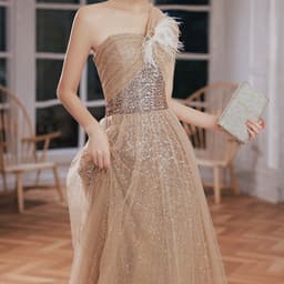 image-Annual Meeting Stage Performance Wedding Dress