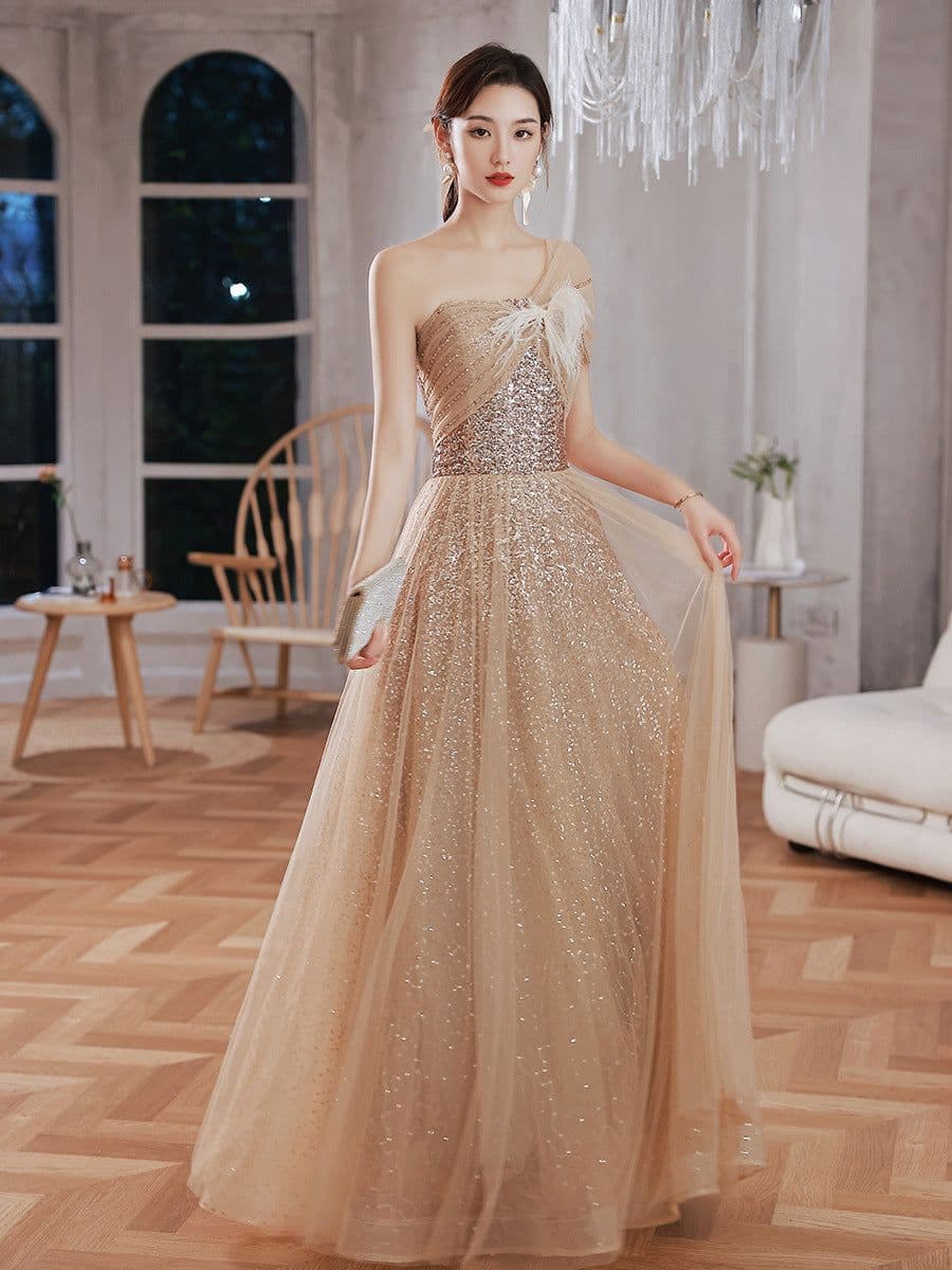 image-Annual Meeting Stage Performance Wedding Dress