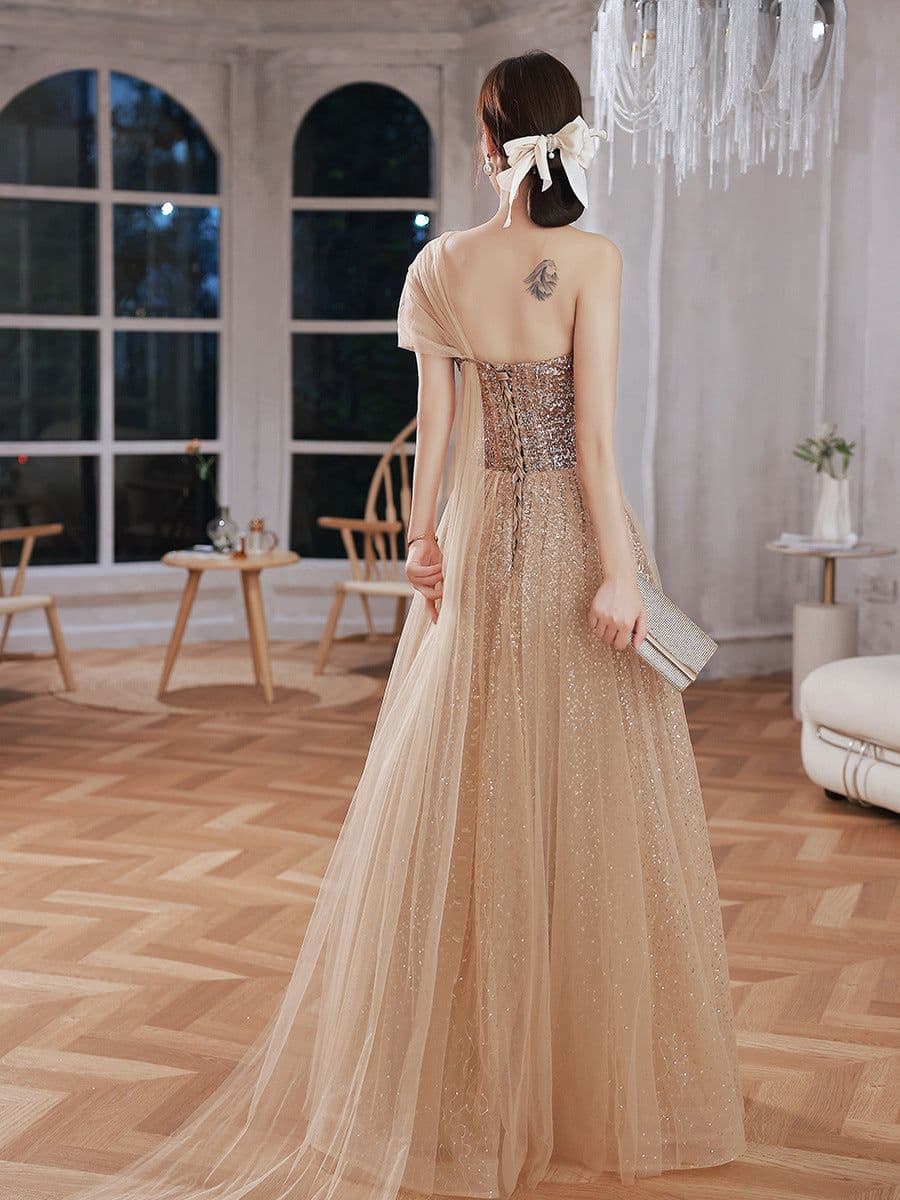 image-Annual Meeting Stage Performance Wedding Dress