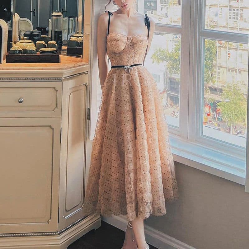 image-Tall And Slim Drawstring Dress