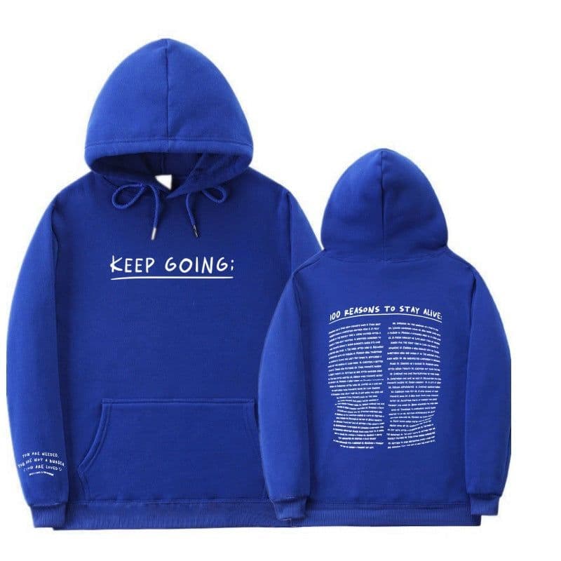 image-Letter Printing Long-sleeved Drawstring Hooded Sweatshirt With Pockets Fashion Sports Hoodie Womens Clothing