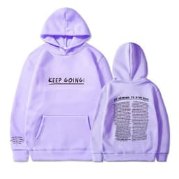 image-Letter Printing Long-sleeved Drawstring Hooded Sweatshirt With Pockets Fashion Sports Hoodie Womens Clothing