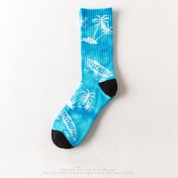 image-Men's Tube Socks Autumn And Winter Towel Bottom Skateboard Thickened Maple Tide Basketball Socks