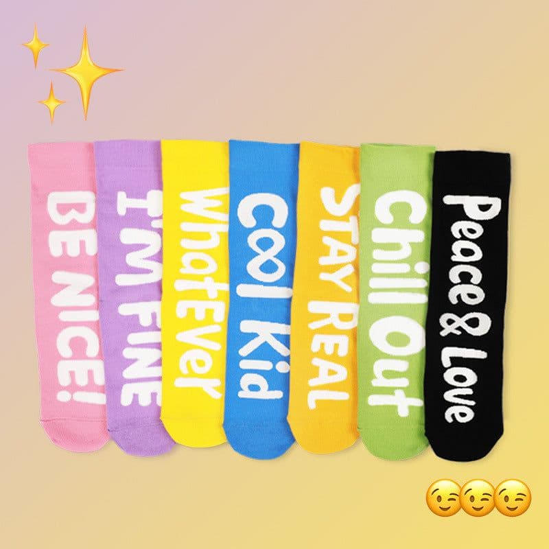 image-Macaron Solid Color Couple Socks Women's Tube Socks