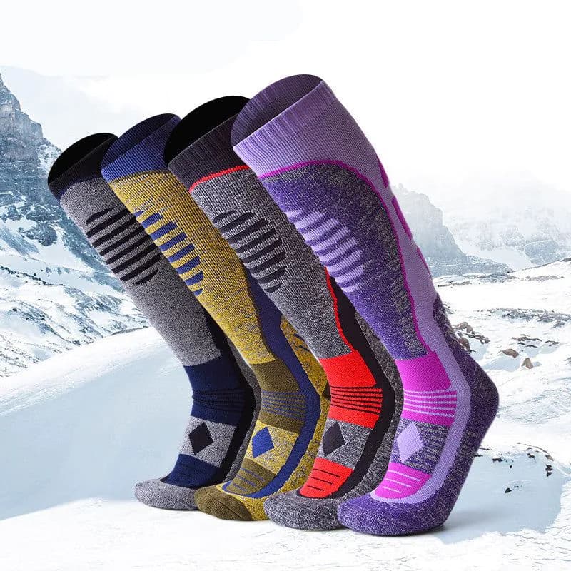 image-Long Tube Thickened Hiking Socks Men's Warm Equipment Quick-Drying Socks