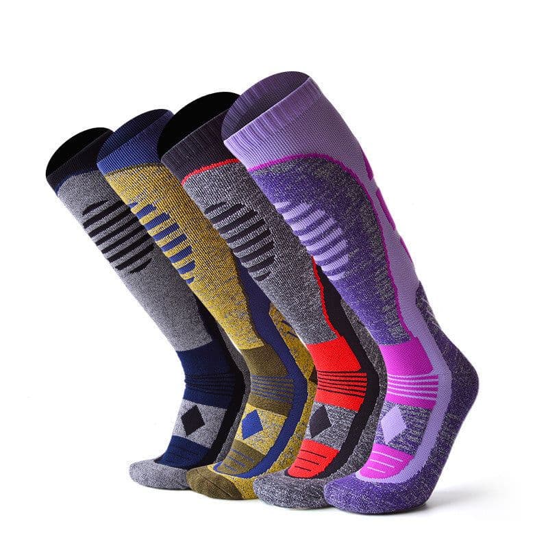 image-Long Tube Thickened Hiking Socks Men's Warm Equipment Quick-Drying Socks