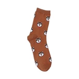 image-Korean Version Of The Autumn And Winter Tube Red Cute Puppy Cartoon All-Match Stockings