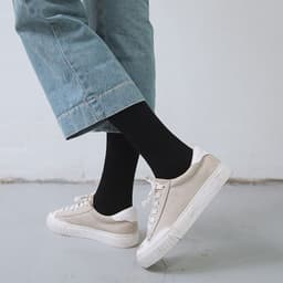 image-Stockings Women's Tube Ins Tide Socks Street Autumn And Winter Black And White Long Socks Women's Solid Color Sports Custom Cotton Socks