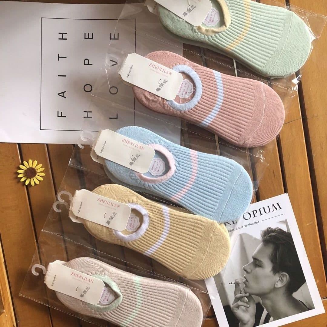 image-Japanese Diamond Socks Men's Boat Socks