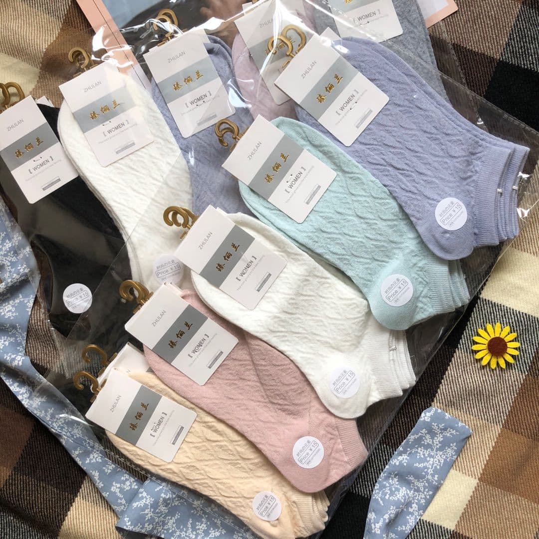 image-Japanese Diamond Socks Men's Boat Socks